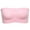 Pink, variant on Lady Breathable Seamless Strapless Non-Slip Wrapped Chest Tube Top Bra Underwear Red