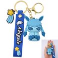 thumbnail image 1 of Llavero mexicano personalizado de dibujos animados 3D con correa para la muñeca, accesorios para coche, bolsa, adorno, muñeca, llaveros dorados de PVC, regalo, llavero 3D, 1 of 4