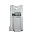 thumbnail image 1 of Sunshine Women's Fashion Sleeveless Muscle Workout Yoga Tank Top Sport Grey 2X-Large, 1 of 3