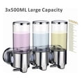 thumbnail image 2 of Shower Soap Dispenser Wall Mounted No Drilled,Shampoo and Conditioner Dispensers for Shower Wall,for, 2 of 5