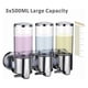 thumbnail image 2 of Shower Soap Dispenser Wall Mounted No Drilled,Shampoo and Conditioner Dispensers for Shower Wall,for, 2 of 5