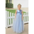 thumbnail image 4 of Ekidsbridal Heart Cutout Sequin Flower Girl Dresses for Toddlers Pretty Princess Pageant Gown 172seq 2, 4 of 4