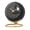 Black, variant on Analog Alarm Clock Minimalist Metal Desk Clock with Luminous Hands and Silent Quartz Movement for Bedside Desk Study, Compact Circular Needle Dial 90mm Diameter Green