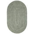 thumbnail image 2 of BNM Indoor/ Outdoor Multihued Oval Rug, 5' x 8', Lagoon Breeze- White, 2 of 6