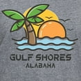 thumbnail image 3 of CafePress - Alabama Gulf Shores T Shirt - Women's V-Neck Dark T-Shirt, 3 of 4