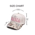 thumbnail image 4 of HuangHuanChen Women's Mama Trucker Hat Trendy MAMA Embroidered Baseball Cap for Women Adjustable Wide Brim Trucker Hat For Women Mama Hat Mother's Casual Sun Hat Pink One Size, 4 of 7