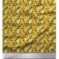 thumbnail image 1 of Soimoi Poly Georgette Fabric Vegetable,Burger & Pizza Food Print Fabric by Yard 42 Inch Wide, 1 of 3
