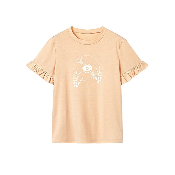 Camiseta de mujer con cuello redondo y recuerdo de verano para ir de compras, vacaciones, regalo para mujer M