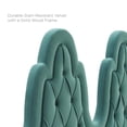 thumbnail image 6 of Modway Augustine Tufted Performance Velvet Full/Queen Headboard in Teal, 6 of 10