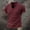 Wine #007, variant on Mens Polo Shirts Short Sleeve Summer Oversized Fit Button Down Clothing Big and Tall Casual Work Shirts, M