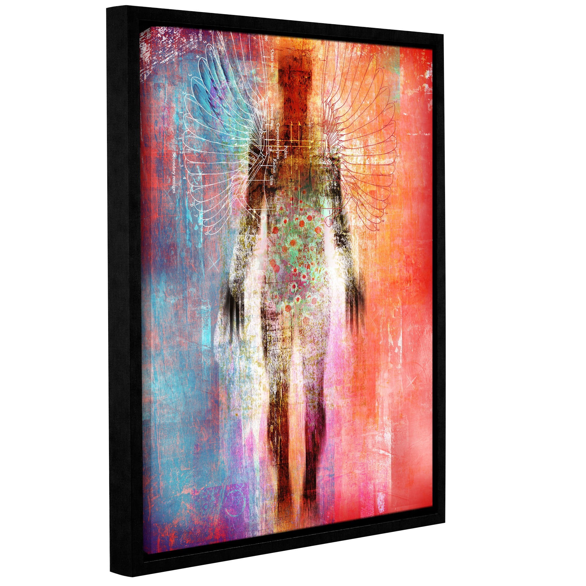 ArtWall Greg Simanson "Wonder I" Gallery-Wrapped Floater-Framed Canvas