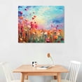 thumbnail image 2 of Nawypu Floral Canvas Wall Art Decor Abstract Flower Pictures Print on Canvas for Living Room Colorful Wideflower Painting for Bedroom Watercolor Artwork for Bathroom Decorations, Ready to Hang, 2 of 4