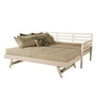 thumbnail image 2 of Kodiak Furniture Boho Wood Daybed/Pop Up Bed in White with Gray Mattresses, 2 of 10