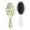 White-2, variant on Hair Brush Sunflower Pattern Black Background Cushion Base Hair Brushes Touch Paddle Oval Hairbrush