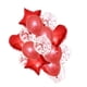 thumbnail image 3 of Inteprter 14 unids/set globo de fiesta vacaciones boda fiesta de cumpleaños globos de papel de aluminio decorativos decoraciones de Navidad Año Kits de decoración para fiestas rojo, 3 of 6