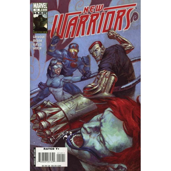 New Warriors (4th Series) #12 VF ; Marvel Comic Book