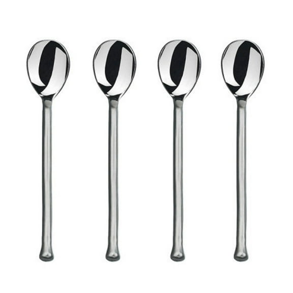 Gourmet Settings Exotique Platinum 18/10 Stainless Steel Minispoon (Set of Four)