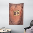 thumbnail image 1 of Vintage Wall Hanging Tapestry, Love Old-Fashioned Music Elements Cassette Tape Analogue Vintage Nostalgic Stereo Print, Bedroom Living Room Dorm Decor, 40W X 60L Inches, Orange Brown, by Ambesonne, 1 of 2