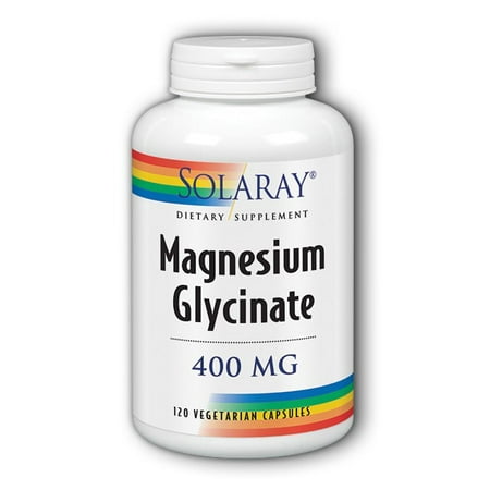 Solaray Magnesium Glycinate 400 mg - 120 Vegetarian (Best Magnesium Glycinate Supplement)