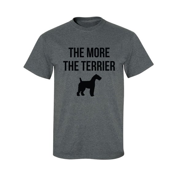 The More The Terrier Adult Short Sleeve T-shirt