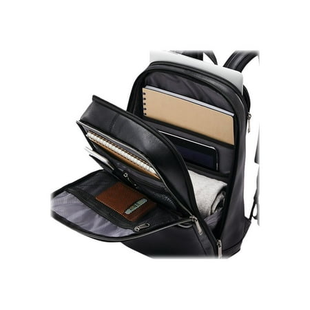 Samsonite - Classic Leather Slim Backpack for 14.1" Laptop - Black