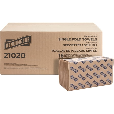 Genuine Joe Single-Fold Value Paper Towels (Best Value Paper Towels)