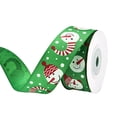 thumbnail image 2 of CEHVOM Christmas Ribbon Holiday Decoration Roll Ribbon Ornament Gift Box Ribbon, 2 of 2