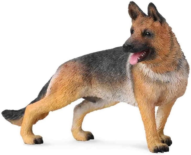 Light Brown German Shepherd Med Flesh Animal NEW Lego Minifig Pet POLICE DOG 
