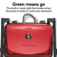 thumbnail image 7 of Panini Press & Gourmet Sandwich Maker 25462Z: Nonstick Grill, 1400W, Metal, Hand Wash, 7 of 7
