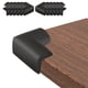 thumbnail image 2 of Protector de esquinas para bebé (4 esquinas grandes) Protectores de parachoques de esquina de muebles de espuma de goma suave de alta resistencia, adhesivo 3M precintado, negro ónix, 2 of 5