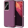 thumbnail image 5 of Entronix Case For Samsung Galaxy S21 Ultra Heavy Duty Case {Shock Proof-Shatter Resistant - Sturdy Rubber Case- Compatible for Entronix Case For Samsung Galaxy S21 Ultra} Color Purple, 5 of 6