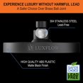 thumbnail image 4 of AIR-LuxFlow Black Shower Head Replacement, 4 of 4