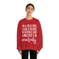 thumbnail image 4 of Funny Saying Teacher Learning School Sarcastic Teac Gildan 18000 Sweatshirt, 4 of 4
