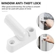 thumbnail image 4 of RUNROTOO 2 Sets Security Window Lock White Aluminum Alloy Protect Children and Pets, 4 of 8