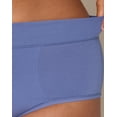 thumbnail image 4 of Playtex Tummy Smoothing Hipster Underwear Pack, Moisture-Wicking, 3-Pack  Chateau Blue/Salty Pepper Grey/Future Lavender M Women's, 4 of 4