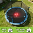 thumbnail image 5 of Sportspower BouncePro 14ft Trampoline Meets ASTM Safety Standards, Heavy-Duty Rust-Resistant Steel Frame, UV-Resistant Jump Mat, Safety Net & Under-Mat Flashing Lights, 5 of 12