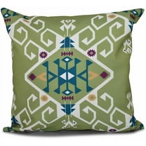 Simply Daisy 16" x 16" Jodhpur Medallion Geometric Print Pillow