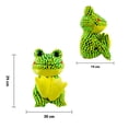 thumbnail image 3 of Peluche De Rana Amarillo Metálico Importadora La Merced, 3 of 4