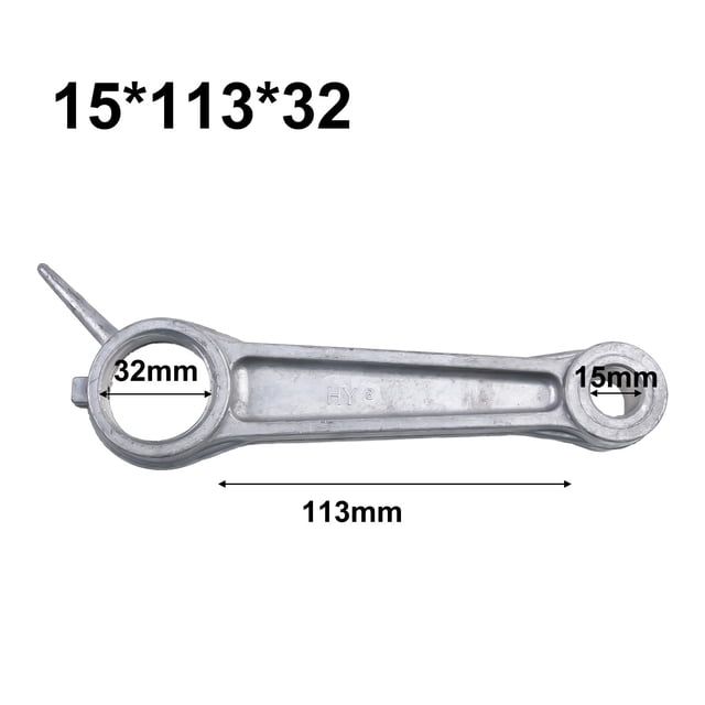Trustworthy And Efficient Connecting Rod For Air Compressor, Silver Tone Aluminum Alloy, Ensures Reliable Performance