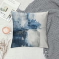 thumbnail image 2 of ONETECH Throw Pillow Covers Modern Abstract Painting Blue White and Gray Decorative Pillow Cases Home Decor Standard Square  Pillowcases, 2 of 5