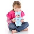 thumbnail image 4 of Realistic Reborn Doll with Pacifier & Bib, Adjustable Limbs Vinyl Baby Toy, Photography Prop Collectible Gift for Girls, Art Decoration Companion for Kids Adults, 4 of 5