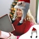 thumbnail image 1 of ¡Oferta del Mes!, Gorro navideño de peluche divertido para fiestas, juego de rol, gorro navideño, tocado, bonito gorro de Papá Noel de piel de cordero, gorro navideño para adultos Akmoler, 1 of 6
