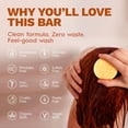thumbnail image 4 of Organic Ginger Root Solid Shampoo Bar for Hair Growth Handmade in USA Natural and Safe by Relaxcation, 4 of 11