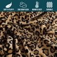 thumbnail image 4 of Cheetah Fleece Throw Blanket | Cheetah Leopard Animal Print Flannel Blanket for Twin Bed | Soft Velvet Lightweight Microfiber Blanket for Bed Couch Sofa | Inches Cheetah, 4 of 7