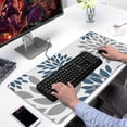 thumbnail image 2 of Long Mouse Pads for Desk,Purple Floral and Petal Pattern Desk Mats on Top Of Desks, Desk Mouse Pad Extra Large with 3mm Non-Slip Base and Stitched Edge for Gaming,Office,Work,Home 31.5"x15.7", 2 of 6