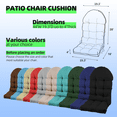 thumbnail image 5 of PNP HWJIAJU Knights  Adirondack Outdoor Seating Cushions, Waterproof, Fade Resistant, 2 Count, 5 of 8