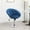 Blue, variant on Blue Velvet Chair with 360-Degree Rotation - Refresh Your Patio Setting