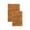 Checkered Rust, variant on BNM Non-Slip Washable Bath Rug Set, 20" x 30", 24" x 36", Charcoal