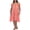 Coral, variant on Raviya Women's Plus Tie-Dye Dress Cover-Up Dress Orange 0X