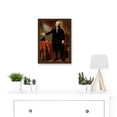 thumbnail image 2 of Stuart President George Washington A4 Artwork Framed Wall Art Print, 2 of 4
